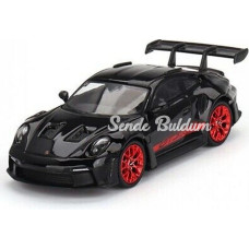 Nessiworld Mini Gt 1/64 Porshe 911 GT3 RS Black With Pyro Red