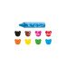 Nessiworld Carioca Jumbo Bebek Elleri Kirletmeyen Pastel Boya Kalemi 8Li