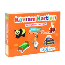 Nessiworld KZL145 Kavram Kartları 120 Kart Kızılkaya