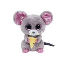 Nessiworld TY36192 Peluş Squeaker  Mouse With Cheese Reg