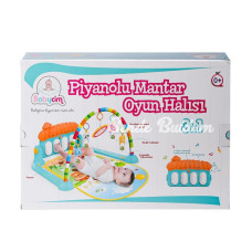 Nessiworld HE0639 Babycim Mantar Pianolu Oyun Halısı Birliktoys