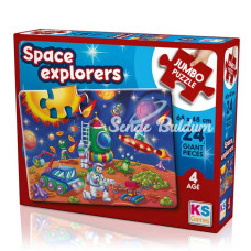 Nessiworld KS Games Space Explorers 24 Parça Puzzle