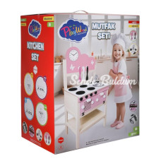 Nessiworld ONY408 Ahşap Mutfak Seti Onyıl Oyuncak