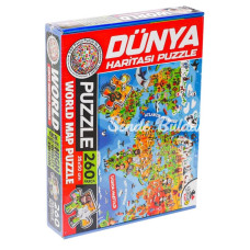 Nessiworld 7375 Dünya Kültür Haritası Puzzle Totteriq