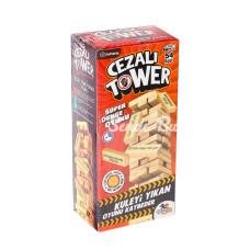 Nessiworld 7306 Cezalı Tower Ahşap Denge Oyunu Totteriq