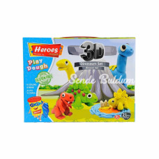 Nessiworld ERN568 Heroes 3D Dinazor Oyun Hamur Seti  Eren Oyuncak
