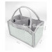 Nessiworld BabyJem Keçe Anne Bebek Bakım Çantası 772 Yeşil Çiçek