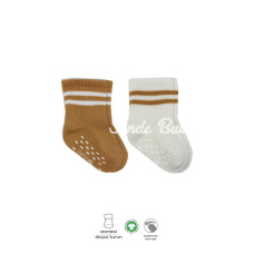 Nessiworld Bistyle Çemberli Kaymaz Soket Çorap 2Li BS10125 Ekru Hardal Nessiworld Bistyle Çemberli Kaymaz Soket Çorap 2Li BS10125 Ekru Hardal