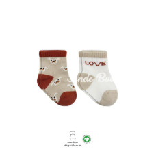 Nessiworld Bistyle Love Dog Penye Soket Çorap 2Li BS10118 Bej Nessiworld Bistyle Love Dog Penye Soket Çorap 2Li BS10118 Bej