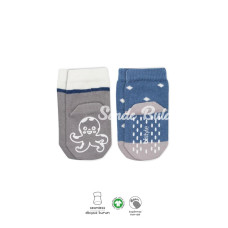 Nessiworld Bistyle Hayvan Figürlü Kaymaz Erkek Soket Çorap 2Li BS10119 İndigo Nessiworld Bistyle Hayvan Figürlü Kaymaz Erkek Soket Çorap 2Li BS10119 İndigo