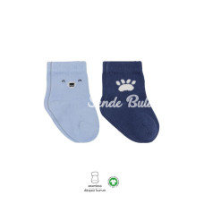 Nessiworld Bistyle Bear Penye Soket Çorap 2Li BS10116 Mavi Nessiworld Bistyle Bear Penye Soket Çorap 2Li BS10116 Mavi