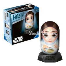 Nessiworld 010142 Hylkies Star Wars  Prenses Leia 54 parça Puzzle  No:03  Ravensburger