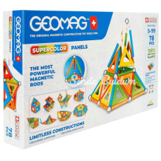 Nessiworld Geomag Supercolor Panels Manyetik Zeka Oyunu 78 Parça S01000379