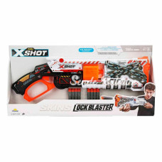 Nessiworld XShot Skins Lock Blaster 16 Mermili Sünger Dart Atan Silah 56 cm