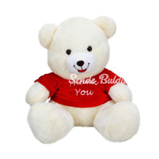 Nessiworld 1506 TShirtlü Oturan Peluş Ayı 60 cm Sunman