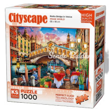 Nessiworld KS Games Riatto Bridge in Venice Puzzle 1000 Parça 20757