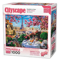 Nessiworld KS Games Breakfast In Paris Puzzle 1000 Parça 20792