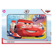 Nessiworld CR 704 Cars Frame Puzzle 24 Parça