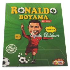 Nessiworld Ronaldo Çıkartmalı Maskeli Boyama Kitabı