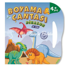 Nessiworld Boyama Çantası Çek Kopar Boyama Kitabı Dinozor