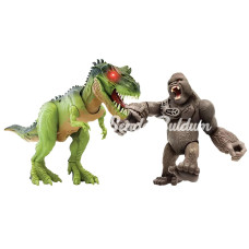 Nessiworld Primal Clash Gorilla vs Trex Sesli Işıklı Oyun Seti