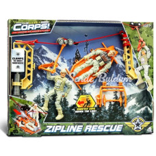 Nessiworld The Corps Zipline Rescue Asker Oyun Seti