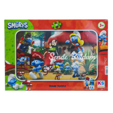 Nessiworld SMR 704 Smurf Şirinler Frame Puzzle 24 Parça KS Puzzle