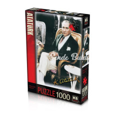 Nessiworld KS Games Kahve İçen Atatürk Puzzle 1000 Parça 20727