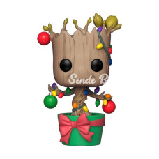 Nessiworld Funko POP Marvel Holiday Groot w/ Lights ve Ornaments