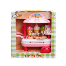 Nessiworld 2573 Little Chef Dondurma Arabası Oyun Seti Sunman