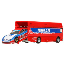 Nessiworld Hot Wheels Premium Team Transport Euro Hauler ve 94 Nissan 300 ZX GTS HRV44