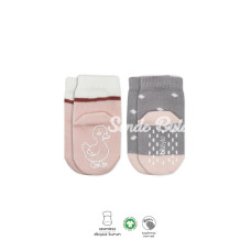 Nessiworld Bistyle Hayvan Figür Kaymaz Kız Soket Çorap 2Li BS10120 Gri Nessiworld Bistyle Hayvan Figür Kaymaz Kız Soket Çorap 2Li BS10120 Gri