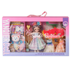 Nessiworld 3688033A Fashion Aksesuarlı Eklemli Bebek Karsan  Oyuncak