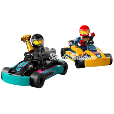Nessiworld LEGO City GoKartlar ve Yarış Sürücüleri 60400