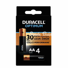 Nessiworld Duracell 4Lü Optimum AA Kalem Pil