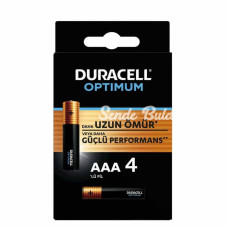 Nessiworld Duracell 4Lü Optimum AAA Kalem Pil