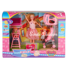 Nessiworld 02431 Anlily Baby World Cindy Doll Bebek Oydaş Oyuncak