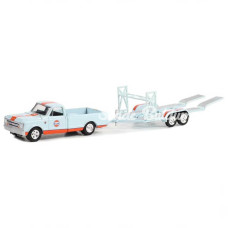 NessiWorld Greenlight 1/64 1968 Chevrolet C10 Shortbed and Tandem Car