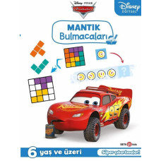 NessiWorld Disney Eğitsel Arabalar Çıkartmalı Mantık Bulmacaları