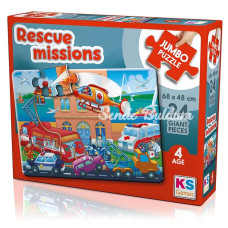 NessiWorld KS Games Rescue Missions 24 Parça Puzzle