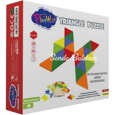 NessiWorld Ahşap Üçgen Puzzle