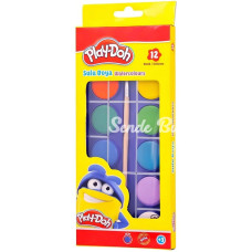 NessiWorld PlayDoh Sulu Boya 28 MM Büyük Boy 12 Renk