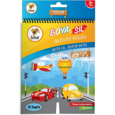 NessiWorld Boya Sil Aktivite Boyama Kitabı Araçlar A5 Ebat