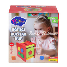 ONY411 Ahşap Eğitici Bultak Küp Onyıl Oyuncak
