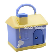 Kilitli Plastik Ev Kumbara