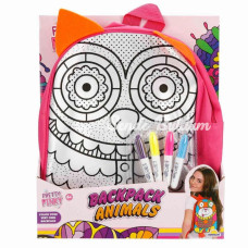 Nessiworld Pretty Pinky Boyanabilir Desenli Baykuş Sırt Çantası