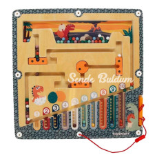 Tahta Manyetik Dinazor Yumurtası Labirenti