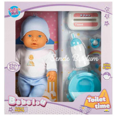 Nessiworld 1030141 Sesli Bebelou Tuvalet Zamanı Bebek Seti 32 cm Sunman