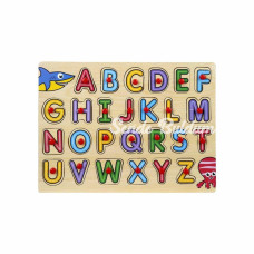 130443 Ahşap Raptiyeli Bultak Alfabe