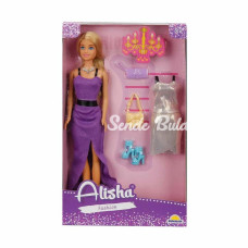 3393 SUNRSTSIS Minik Alisha Yedek Kıyafetli Bebek Set 29 cm  Sunman